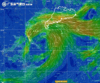 广东省明日台风动态预测